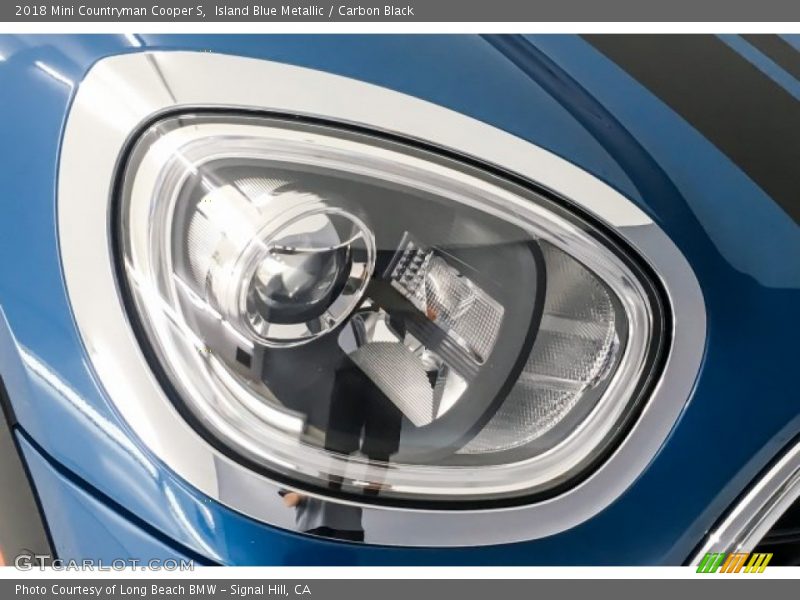 Island Blue Metallic / Carbon Black 2018 Mini Countryman Cooper S
