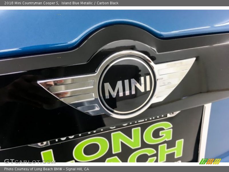 Island Blue Metallic / Carbon Black 2018 Mini Countryman Cooper S