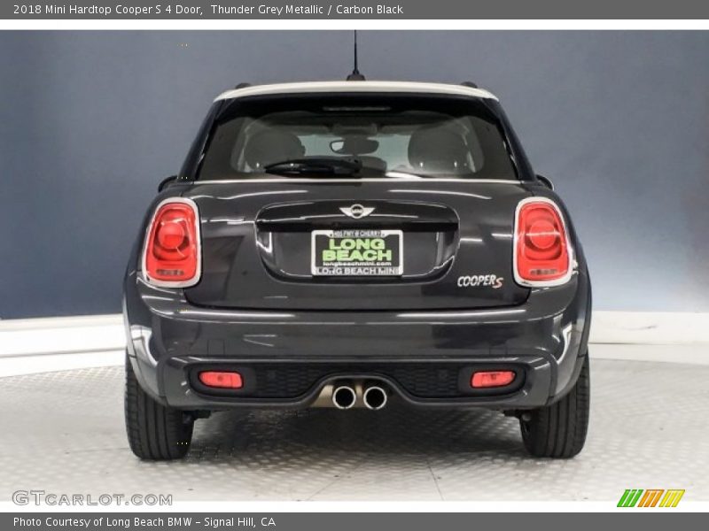 Thunder Grey Metallic / Carbon Black 2018 Mini Hardtop Cooper S 4 Door
