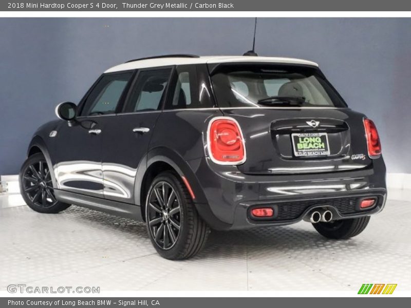 Thunder Grey Metallic / Carbon Black 2018 Mini Hardtop Cooper S 4 Door