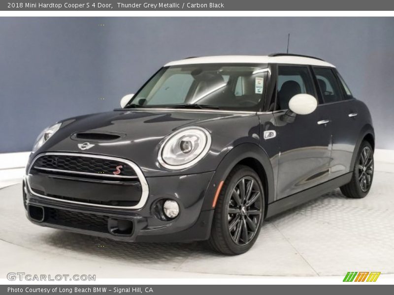 Thunder Grey Metallic / Carbon Black 2018 Mini Hardtop Cooper S 4 Door