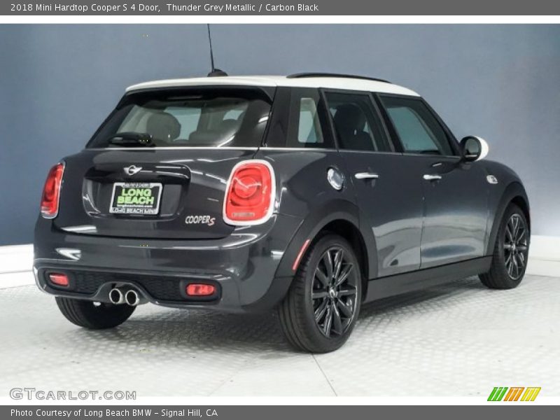 Thunder Grey Metallic / Carbon Black 2018 Mini Hardtop Cooper S 4 Door