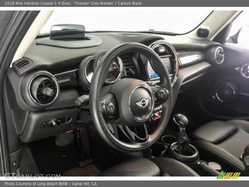 Thunder Grey Metallic / Carbon Black 2018 Mini Hardtop Cooper S 4 Door