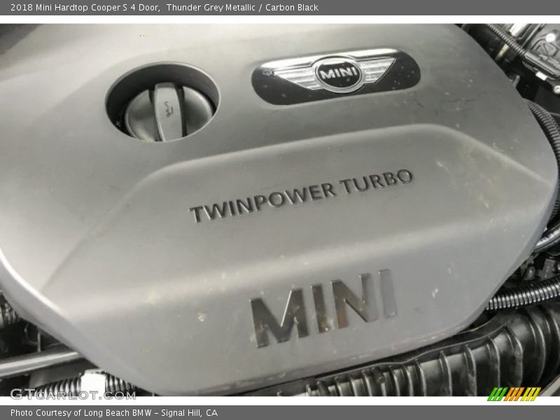 Thunder Grey Metallic / Carbon Black 2018 Mini Hardtop Cooper S 4 Door