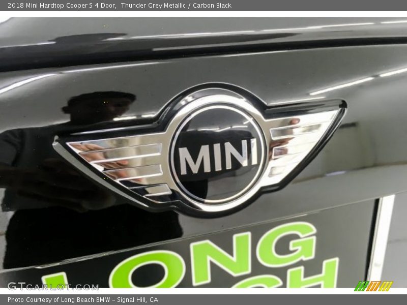 Thunder Grey Metallic / Carbon Black 2018 Mini Hardtop Cooper S 4 Door