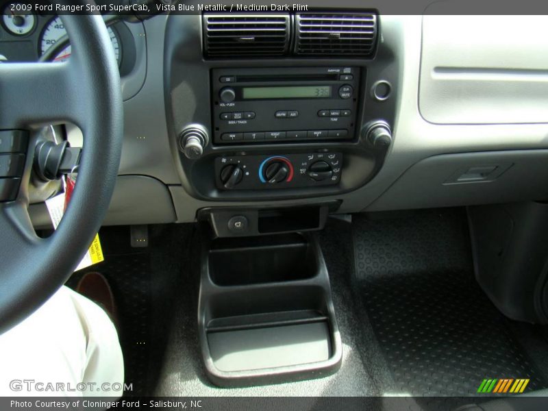 Vista Blue Metallic / Medium Dark Flint 2009 Ford Ranger Sport SuperCab