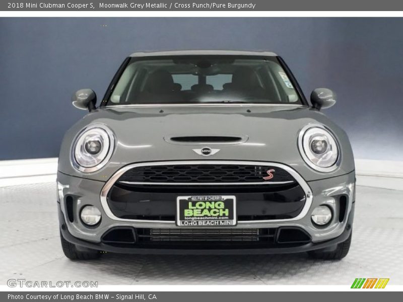 Moonwalk Grey Metallic / Cross Punch/Pure Burgundy 2018 Mini Clubman Cooper S