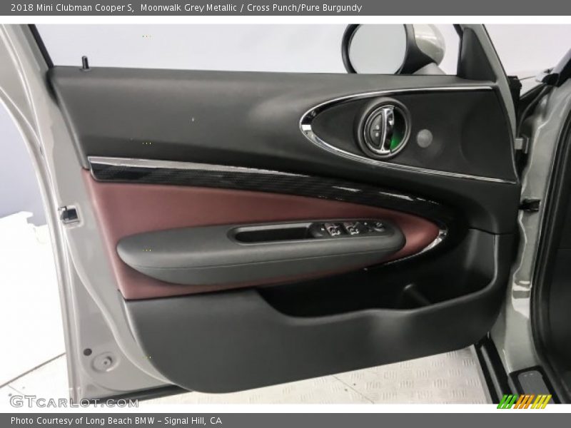 Moonwalk Grey Metallic / Cross Punch/Pure Burgundy 2018 Mini Clubman Cooper S