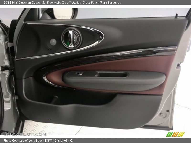 Moonwalk Grey Metallic / Cross Punch/Pure Burgundy 2018 Mini Clubman Cooper S