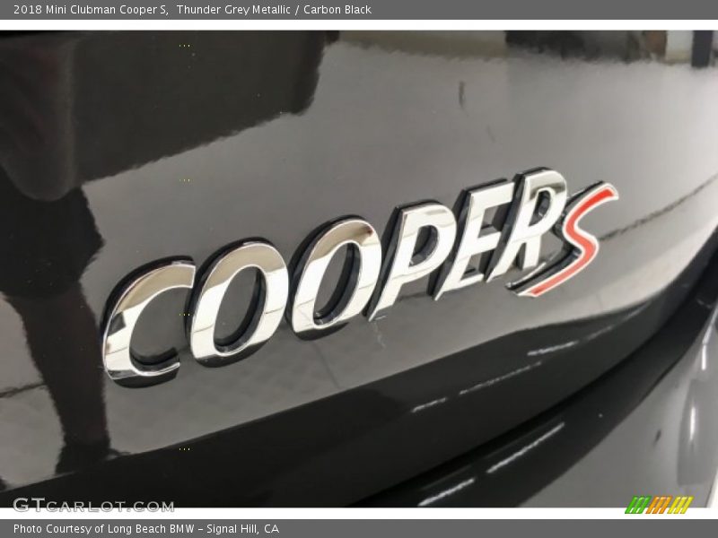 Thunder Grey Metallic / Carbon Black 2018 Mini Clubman Cooper S