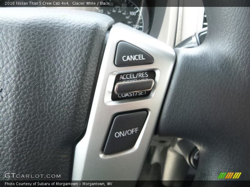 Glacier White / Black 2018 Nissan Titan S Crew Cab 4x4