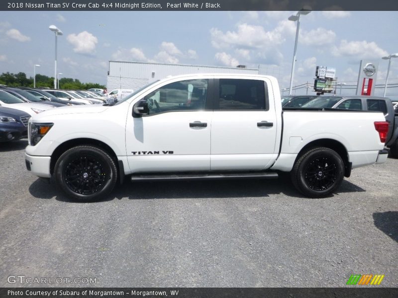  2018 Titan SV Crew Cab 4x4 Midnight Edition Pearl White