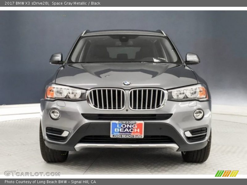 Space Gray Metallic / Black 2017 BMW X3 sDrive28i