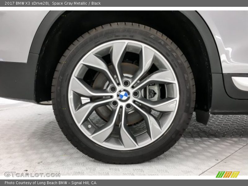 Space Gray Metallic / Black 2017 BMW X3 sDrive28i