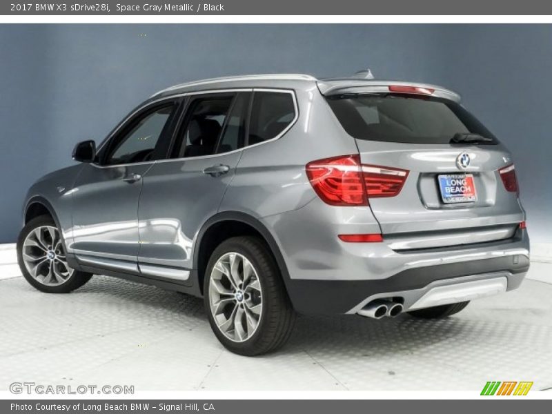 Space Gray Metallic / Black 2017 BMW X3 sDrive28i