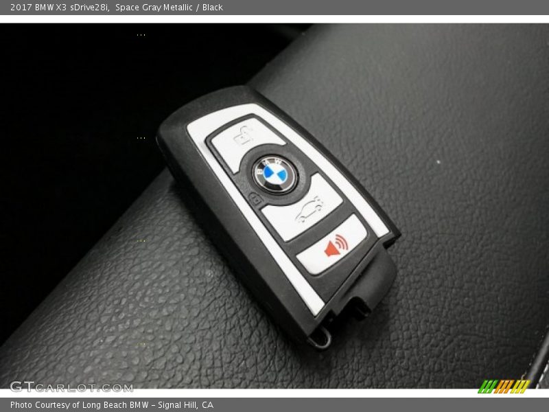 Space Gray Metallic / Black 2017 BMW X3 sDrive28i
