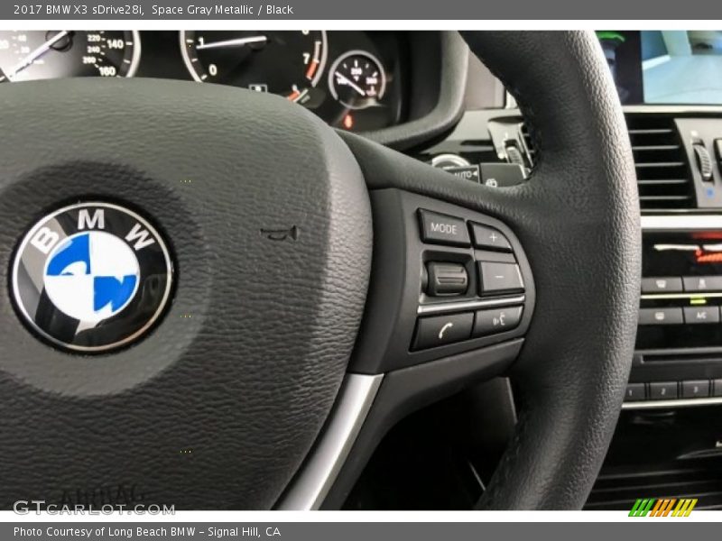 Space Gray Metallic / Black 2017 BMW X3 sDrive28i