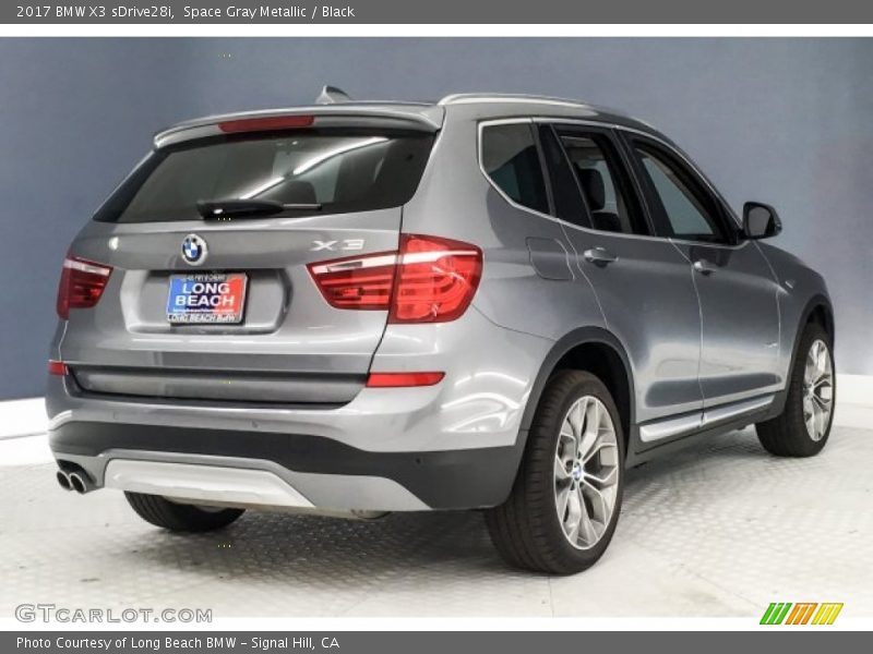 Space Gray Metallic / Black 2017 BMW X3 sDrive28i