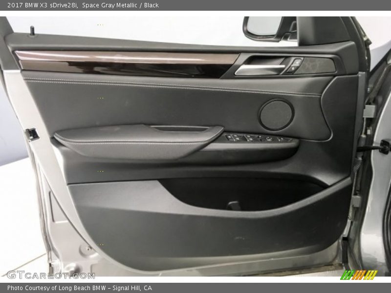 Space Gray Metallic / Black 2017 BMW X3 sDrive28i