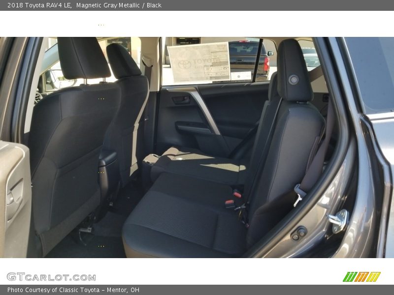 Magnetic Gray Metallic / Black 2018 Toyota RAV4 LE