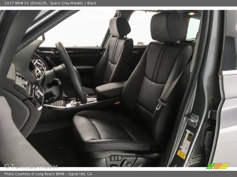 Space Gray Metallic / Black 2017 BMW X3 sDrive28i