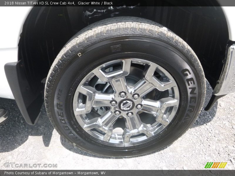 Glacier White / Black 2018 Nissan TITAN XD SL Crew Cab 4x4