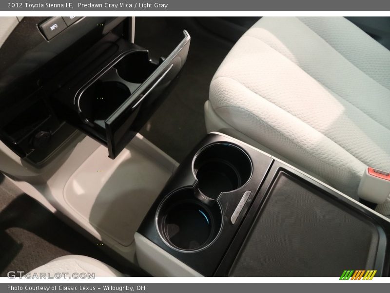 Predawn Gray Mica / Light Gray 2012 Toyota Sienna LE
