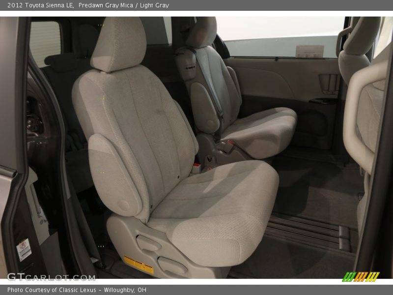 Predawn Gray Mica / Light Gray 2012 Toyota Sienna LE