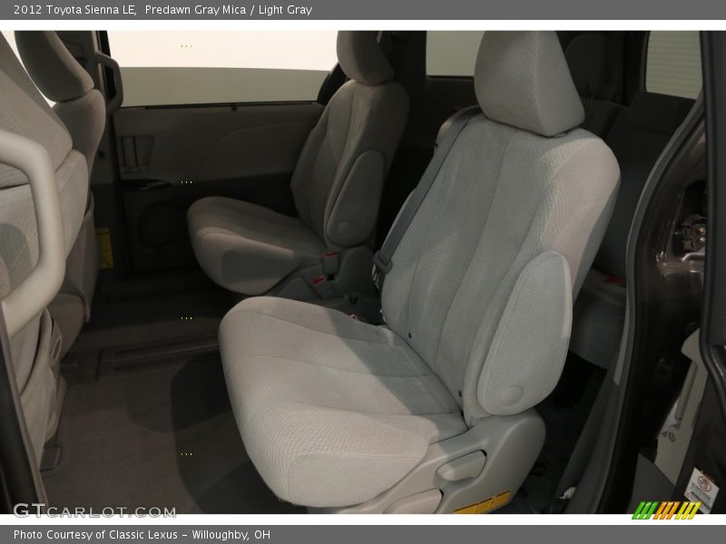 Predawn Gray Mica / Light Gray 2012 Toyota Sienna LE