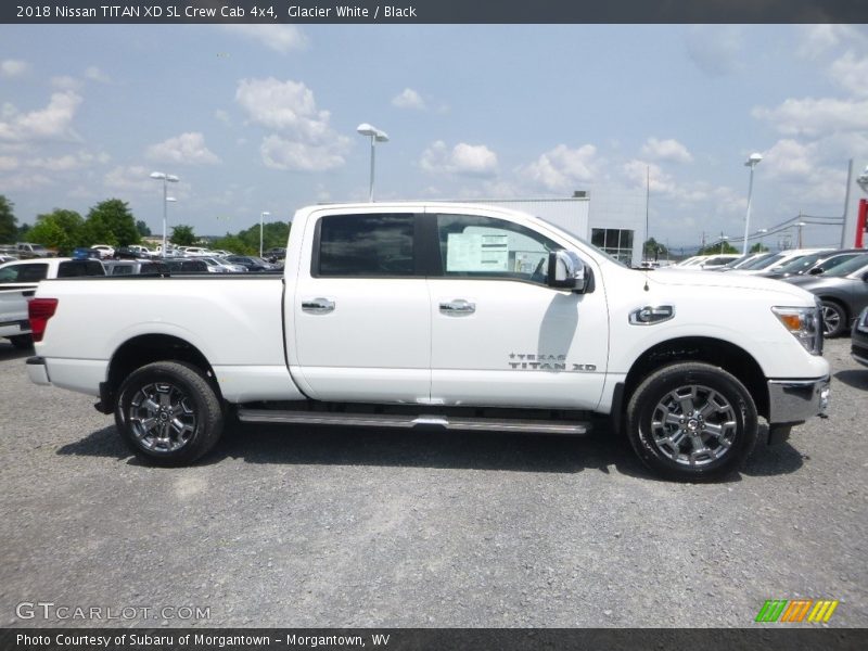 Glacier White / Black 2018 Nissan TITAN XD SL Crew Cab 4x4