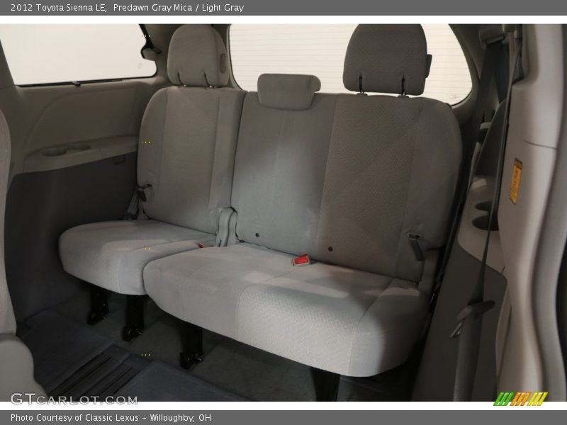 Predawn Gray Mica / Light Gray 2012 Toyota Sienna LE