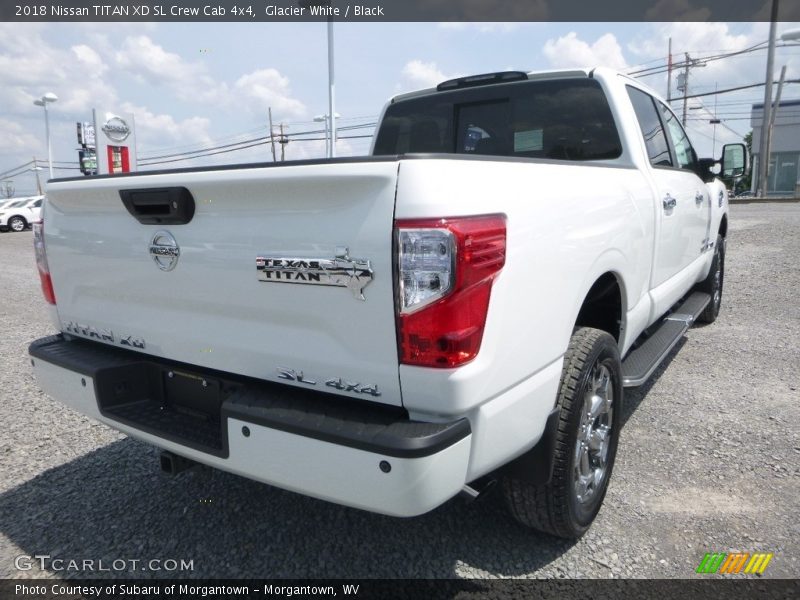 Glacier White / Black 2018 Nissan TITAN XD SL Crew Cab 4x4