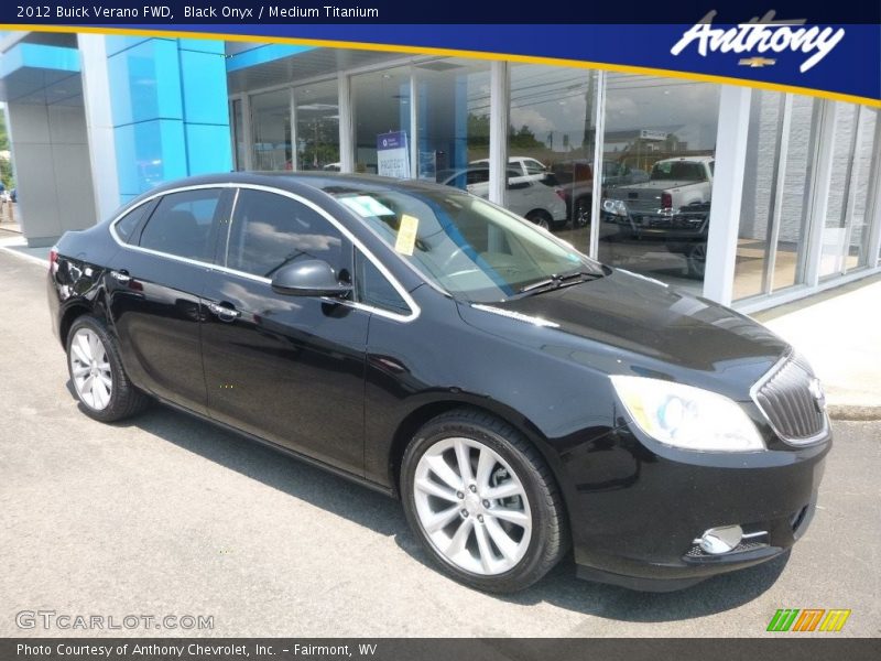Black Onyx / Medium Titanium 2012 Buick Verano FWD