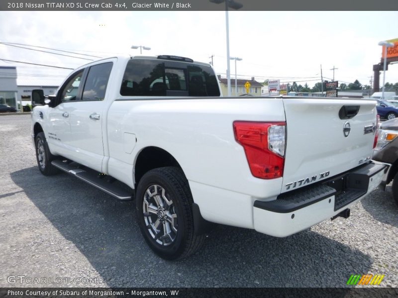 Glacier White / Black 2018 Nissan TITAN XD SL Crew Cab 4x4