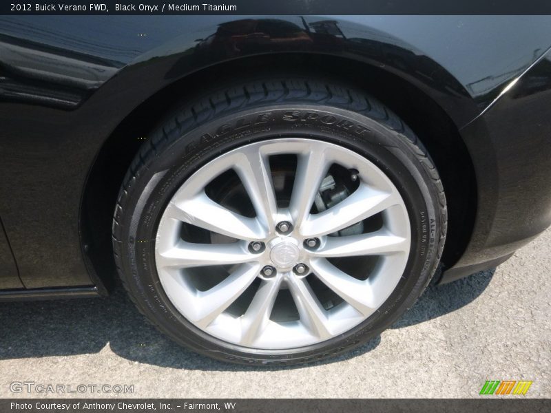 Black Onyx / Medium Titanium 2012 Buick Verano FWD