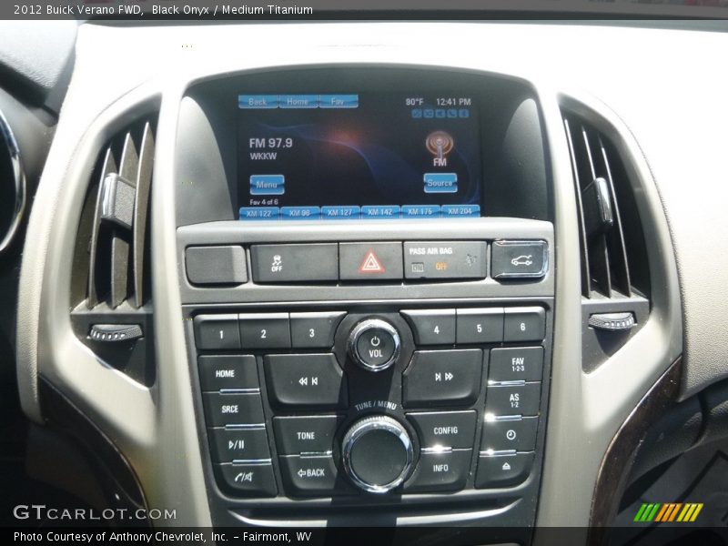Black Onyx / Medium Titanium 2012 Buick Verano FWD