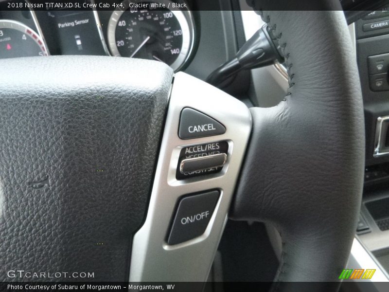Glacier White / Black 2018 Nissan TITAN XD SL Crew Cab 4x4