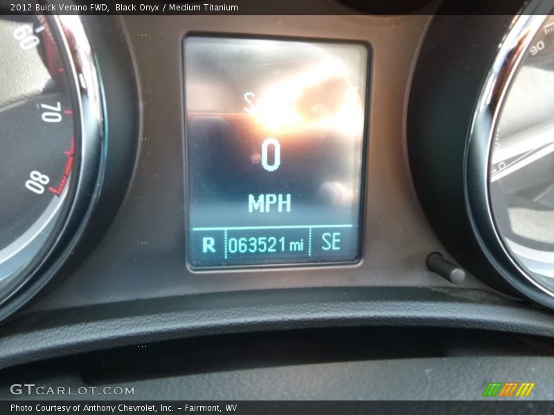 Black Onyx / Medium Titanium 2012 Buick Verano FWD
