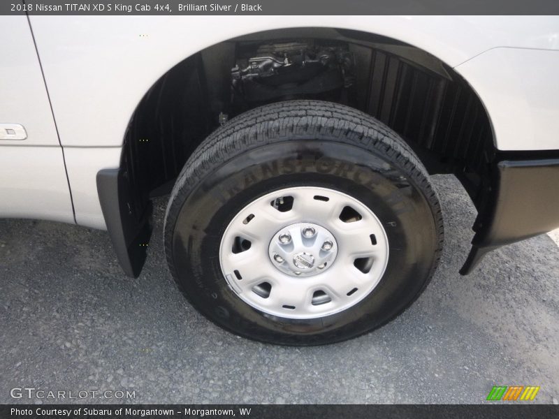 Brilliant Silver / Black 2018 Nissan TITAN XD S King Cab 4x4