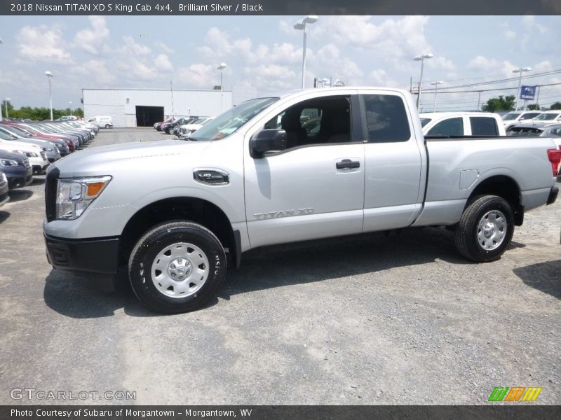 Brilliant Silver / Black 2018 Nissan TITAN XD S King Cab 4x4