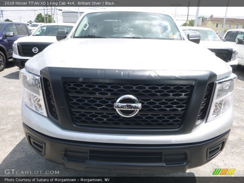 Brilliant Silver / Black 2018 Nissan TITAN XD S King Cab 4x4