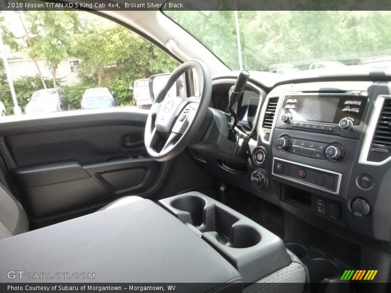 Brilliant Silver / Black 2018 Nissan TITAN XD S King Cab 4x4
