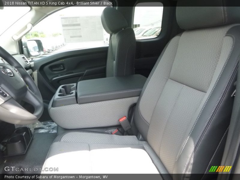 Brilliant Silver / Black 2018 Nissan TITAN XD S King Cab 4x4