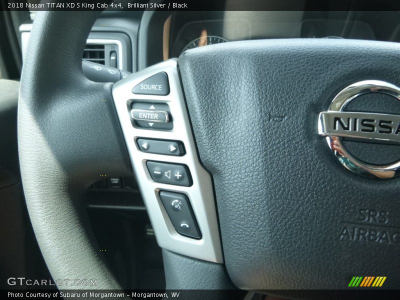 Brilliant Silver / Black 2018 Nissan TITAN XD S King Cab 4x4