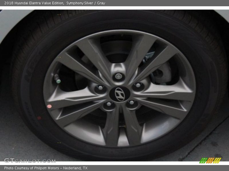Symphony Silver / Gray 2018 Hyundai Elantra Value Edition