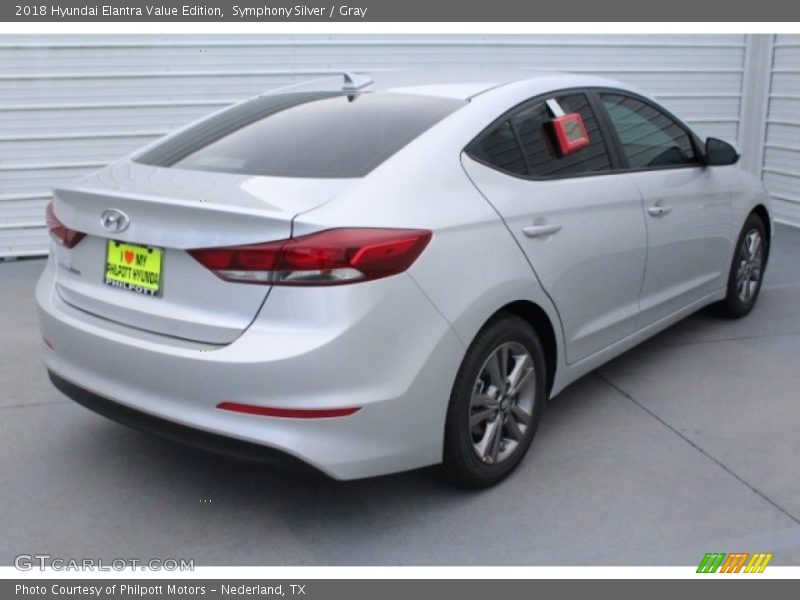 Symphony Silver / Gray 2018 Hyundai Elantra Value Edition