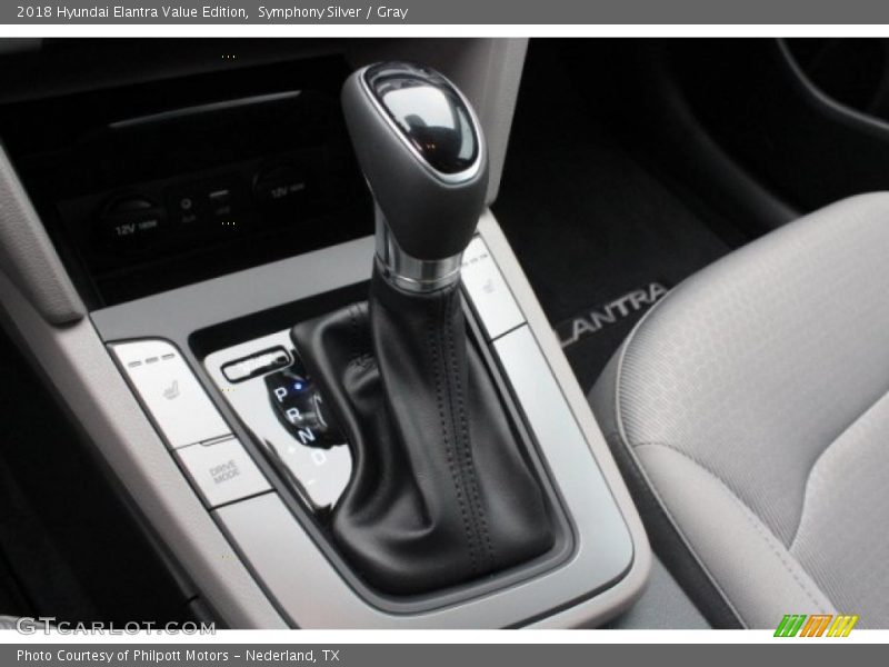 Symphony Silver / Gray 2018 Hyundai Elantra Value Edition