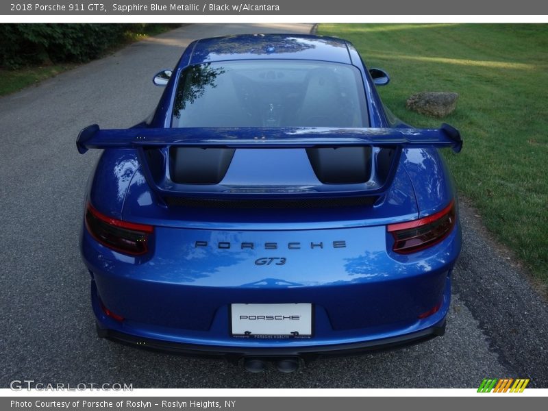 Sapphire Blue Metallic / Black w/Alcantara 2018 Porsche 911 GT3