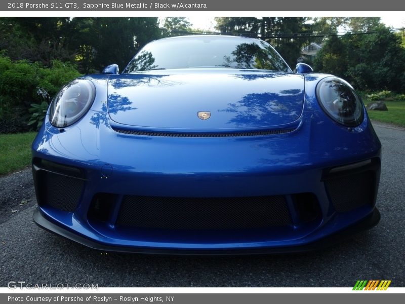 Sapphire Blue Metallic / Black w/Alcantara 2018 Porsche 911 GT3