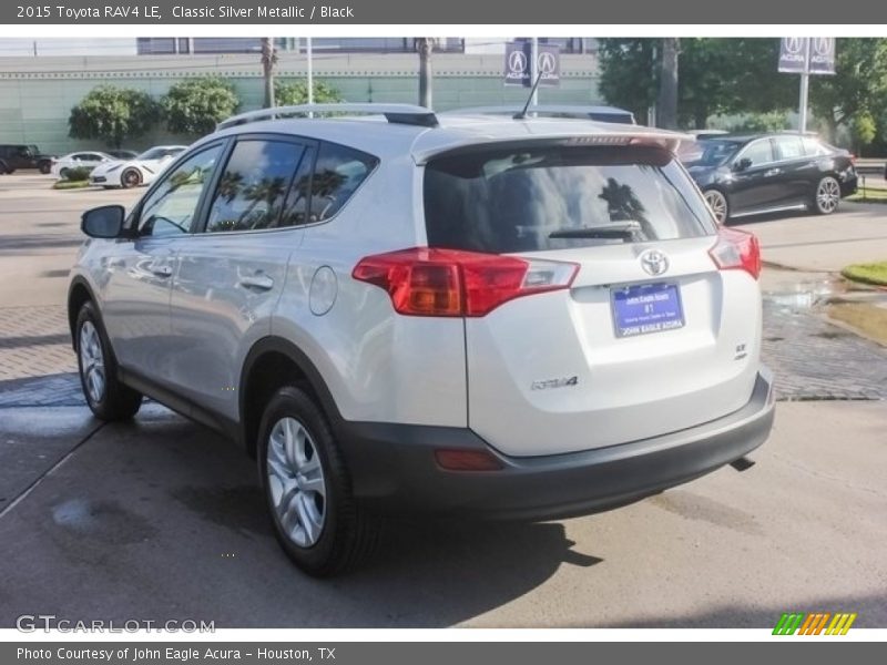 Classic Silver Metallic / Black 2015 Toyota RAV4 LE